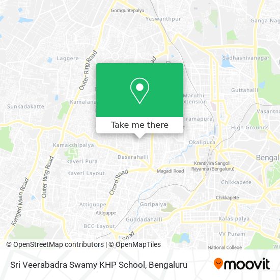 Sri Veerabadra Swamy KHP School map