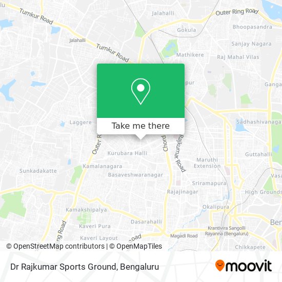 Dr Rajkumar Sports Ground map