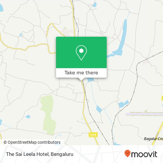 The Sai Leela Hotel map