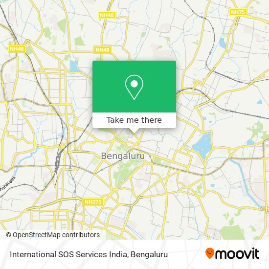 International SOS Services India map