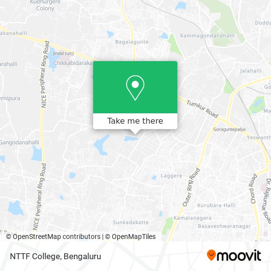 NTTF College map