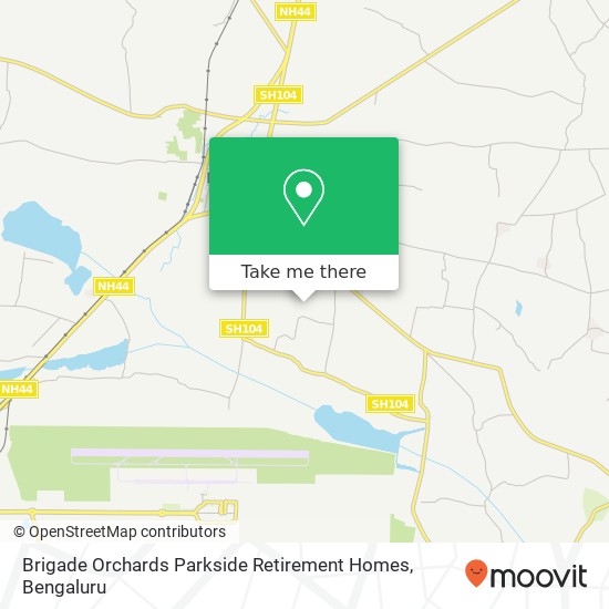 Brigade Orchards Parkside Retirement Homes map