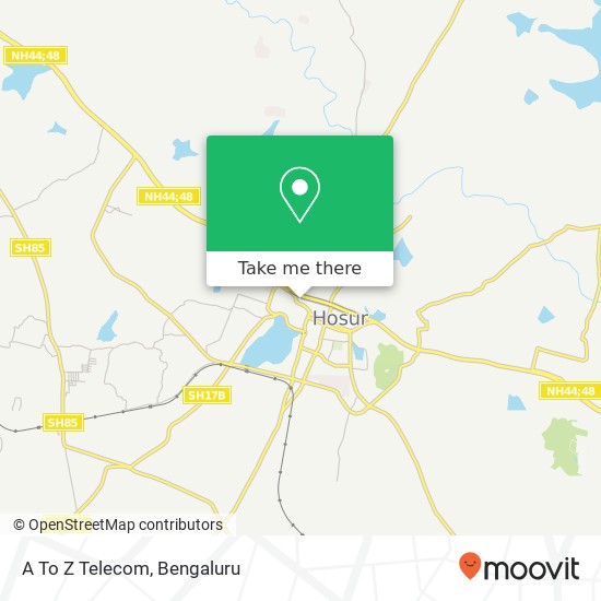 A To Z Telecom map