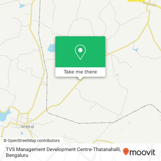 TVS Management Development Centre-Thatanahalli map