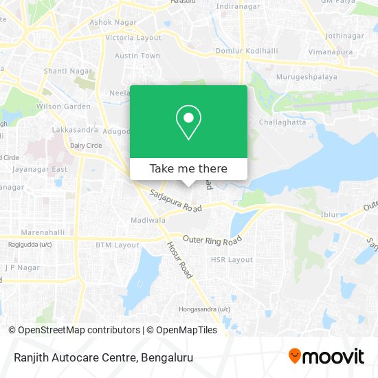 Ranjith Autocare Centre map