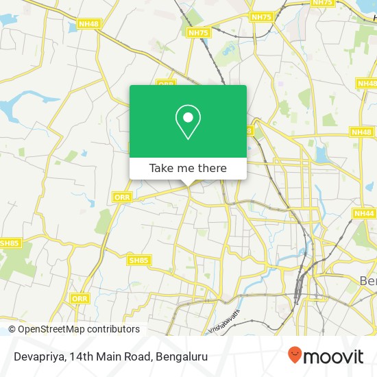Devapriya, 14th Main Road map