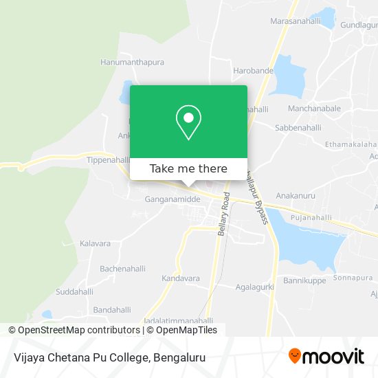 Vijaya Chetana Pu College map