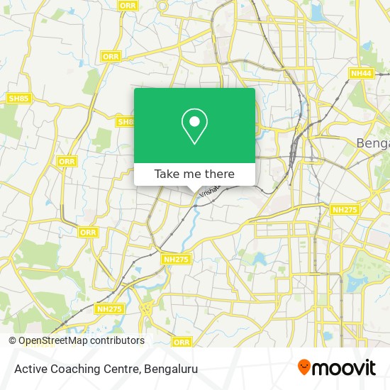 Active Coaching Centre map