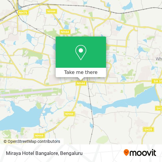 Miraya Hotel Bangalore map