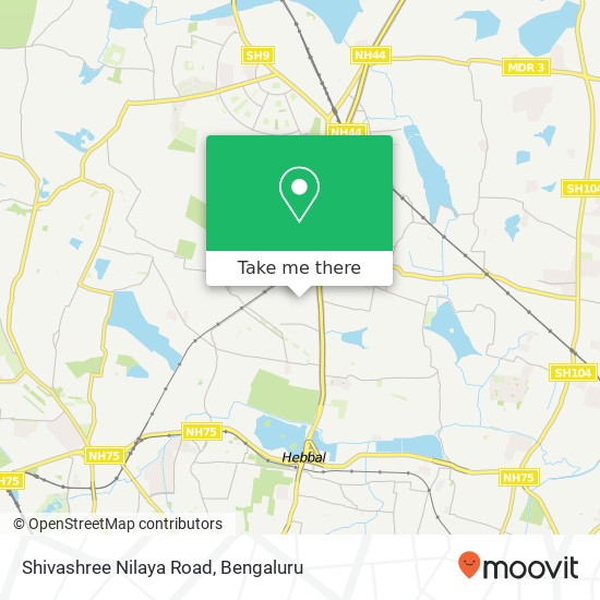 Shivashree Nilaya Road map