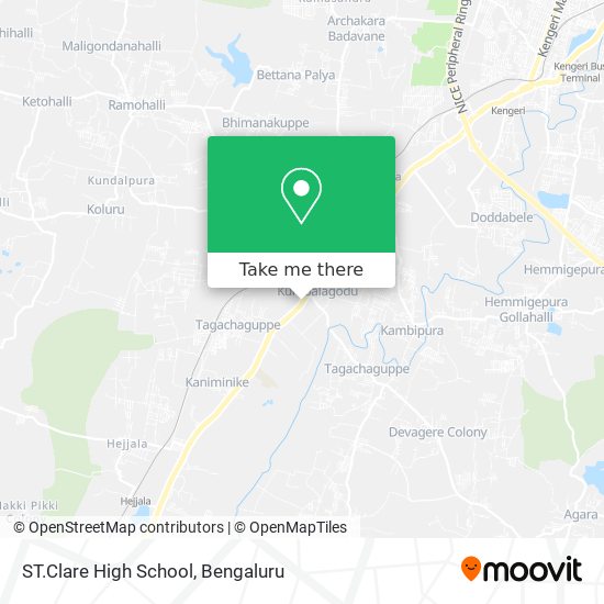 ST.Clare High School map