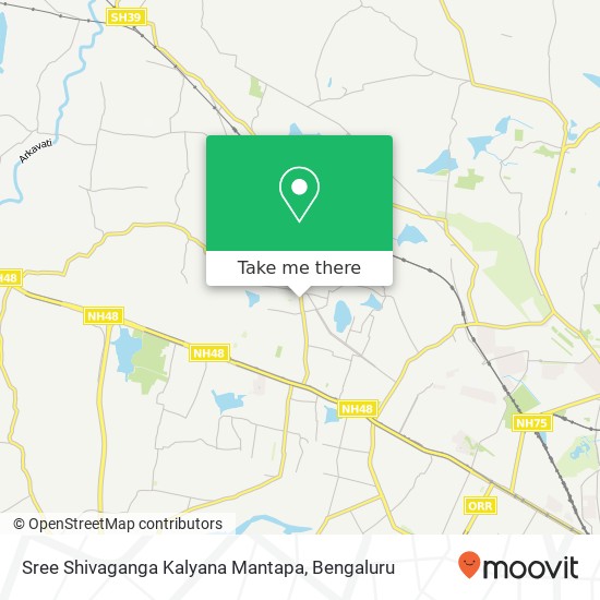 Sree Shivaganga Kalyana Mantapa map