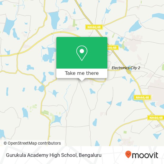 Gurukula Academy High School map