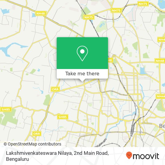 Lakshmivenkateswara Nilaya, 2nd Main Road map