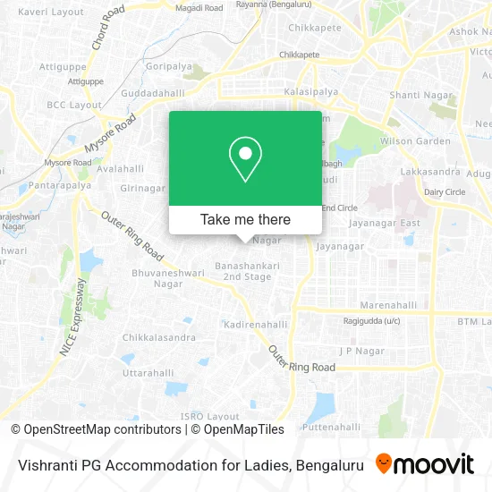 Vishranti PG Accommodation for Ladies map
