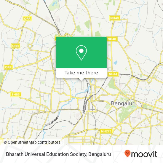 Bharath Universal Education Society map