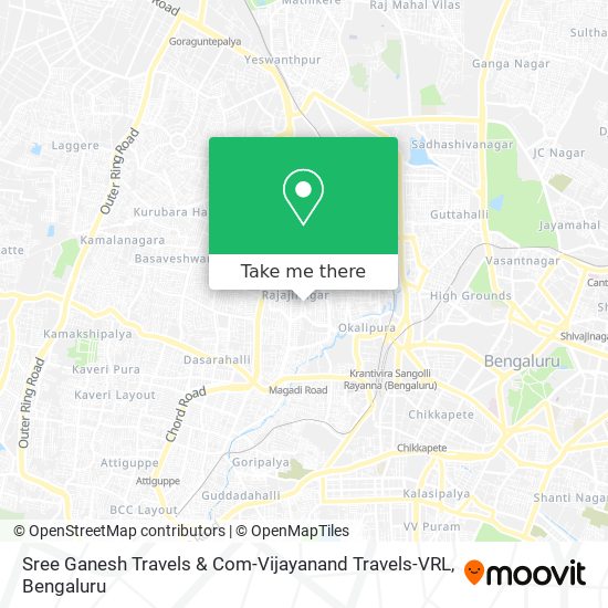 Sree Ganesh Travels & Com-Vijayanand Travels-VRL map