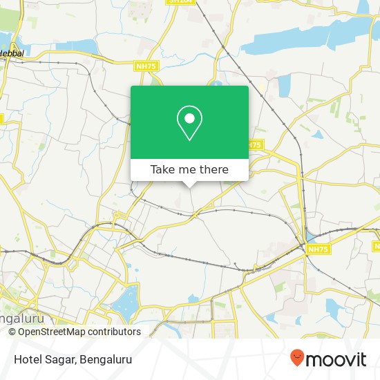 Hotel Sagar map