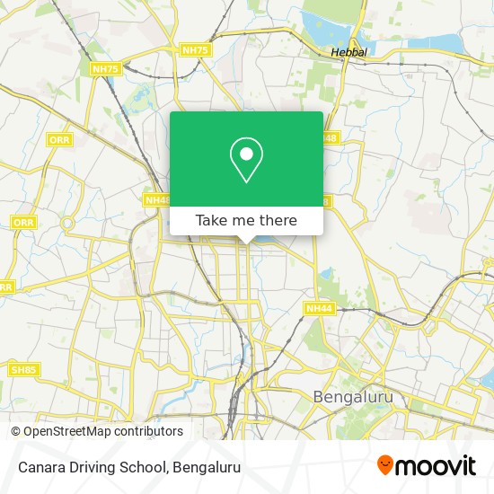 Canara Driving School map