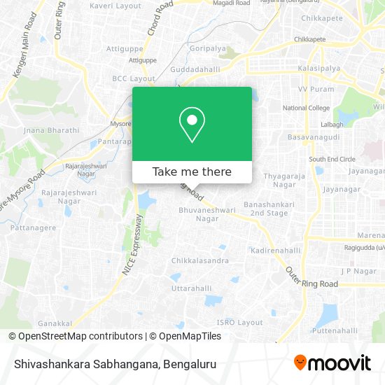 Shivashankara Sabhangana map