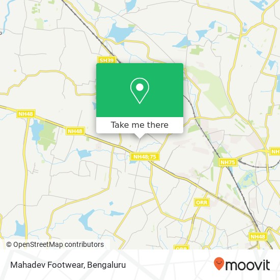Mahadev Footwear map