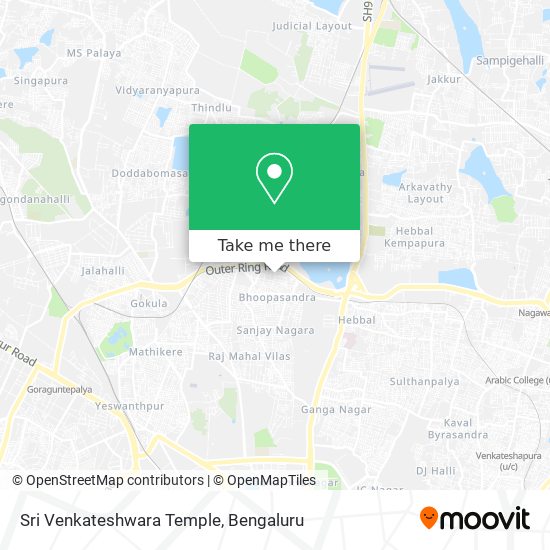 Sri Venkateshwara Temple map