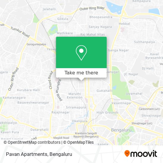 Pavan Apartments map