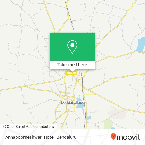 Annapoorneshwari Hotel map