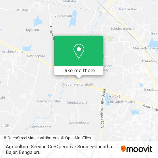 Agriculture Service Co-Operative Society-Janatha Bajar map