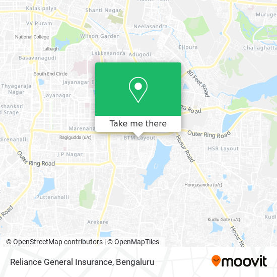 Reliance General Insurance map