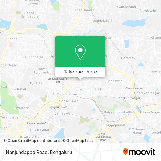 Nanjundappa Road map
