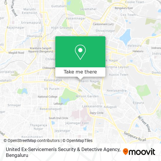 United Ex-Servicemen's Security & Detective Agency map