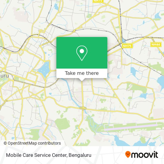 Mobile Care Service Center map