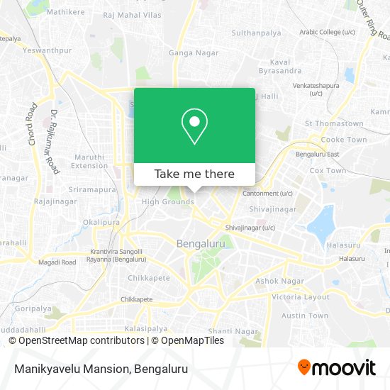 Manikyavelu Mansion map