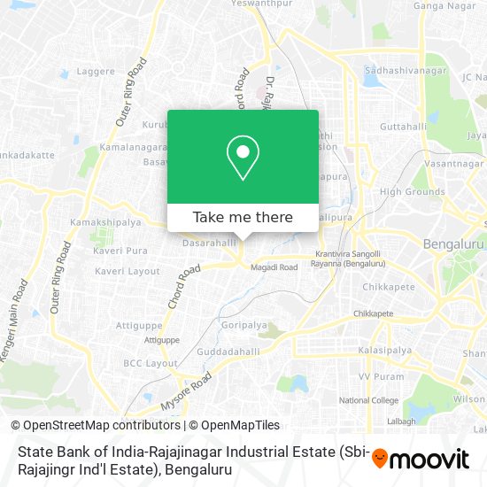 State Bank of India-Rajajinagar Industrial Estate (Sbi-Rajajingr Ind'l Estate) map