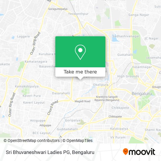 Sri Bhuvaneshwari Ladies PG map