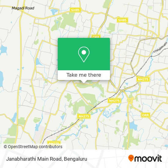 Janabharathi Main Road map
