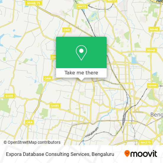 Expora Database Consulting Services map