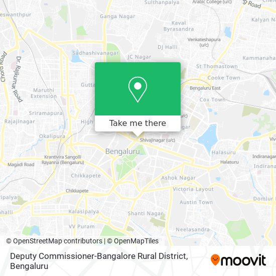 Deputy Commissioner-Bangalore Rural District map