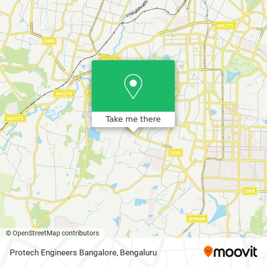 Protech Engineers Bangalore map