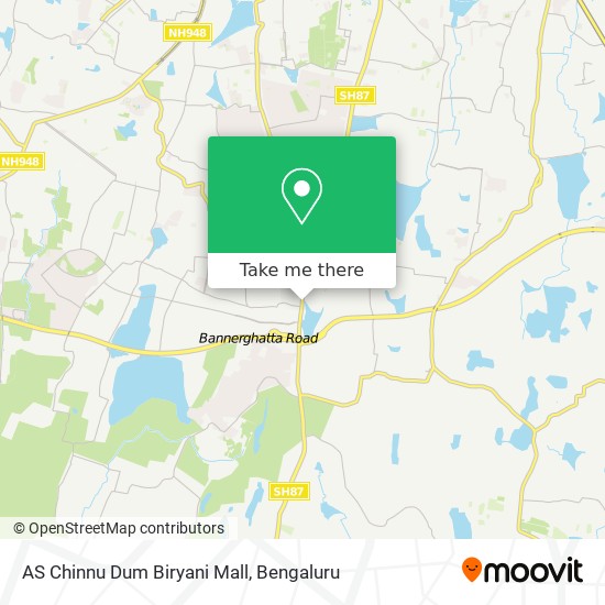 AS Chinnu Dum Biryani Mall map