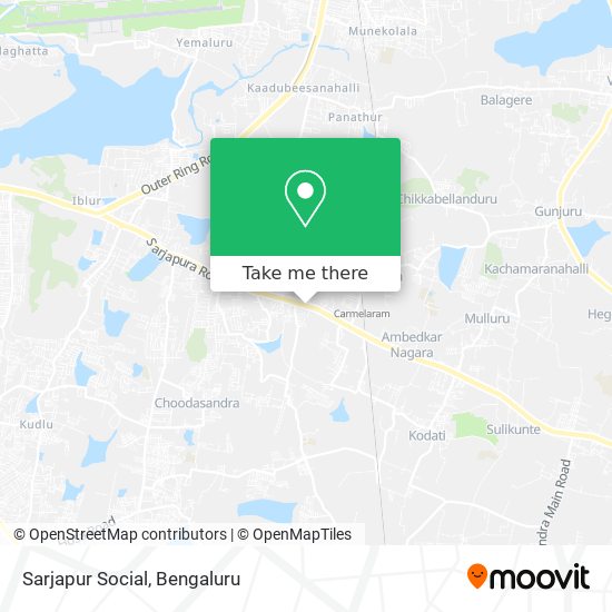 Sarjapur Social map