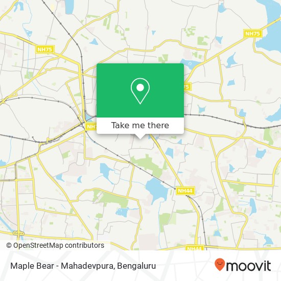 Maple Bear - Mahadevpura map