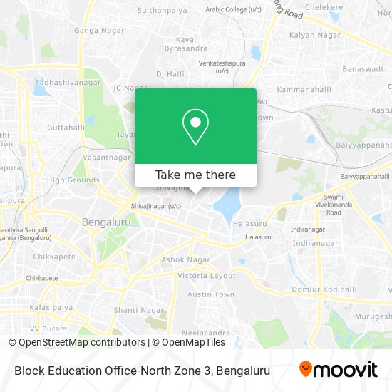 Block Education Office-North Zone 3 map