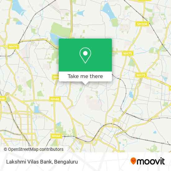 Lakshmi Vilas Bank map