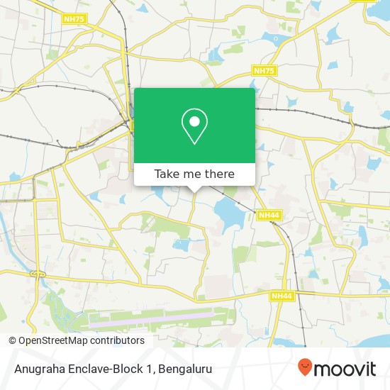 Anugraha Enclave-Block 1 map