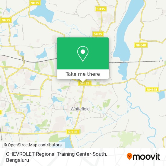 CHEVROLET Regional Training Center-South map