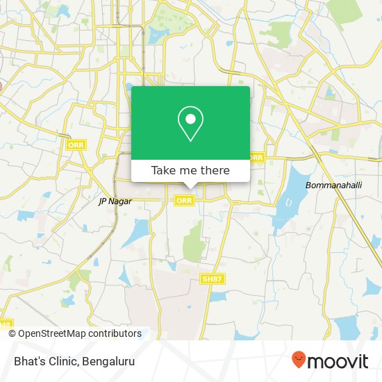 Bhat's Clinic map