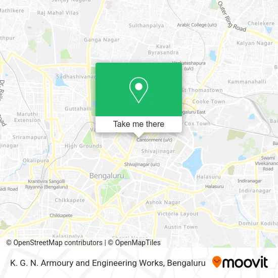 K. G. N. Armoury and Engineering Works map