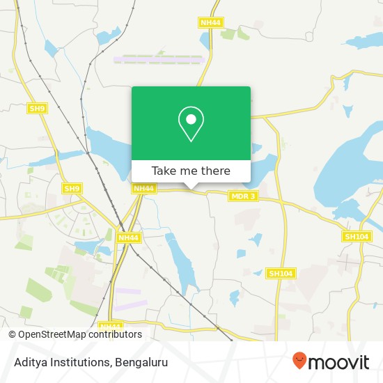 Aditya Institutions map